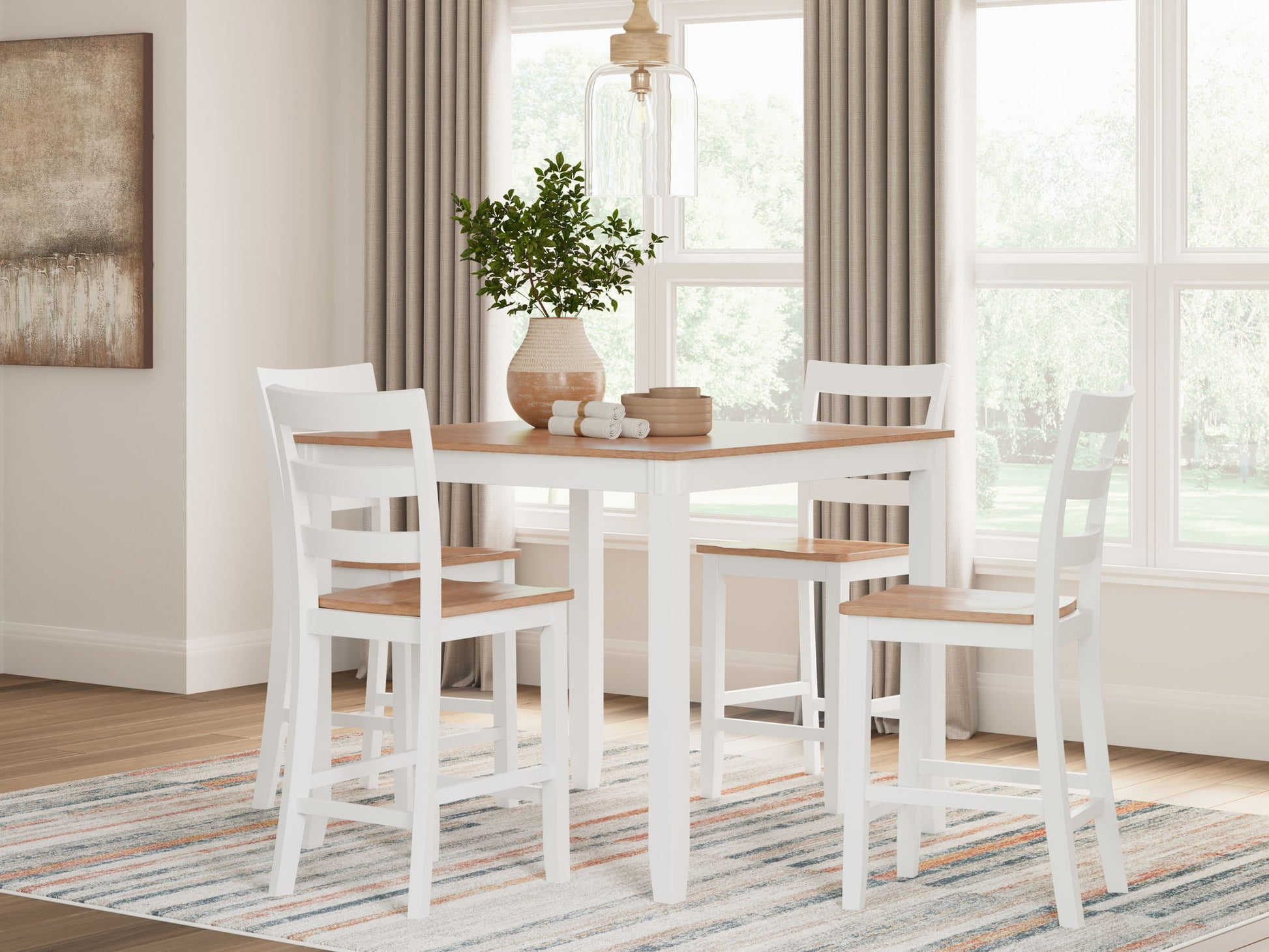 Gesthaven - Dining Room Counter Table Set - Hornell Furniture Outlet