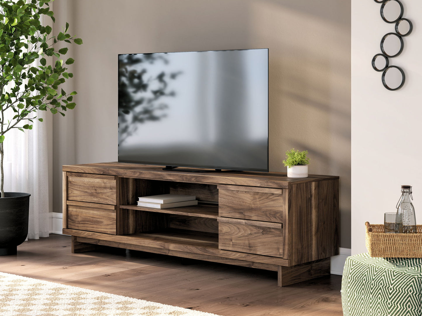 Zadilyn - TV Stand With Fireplace Option - Hornell Furniture Outlet