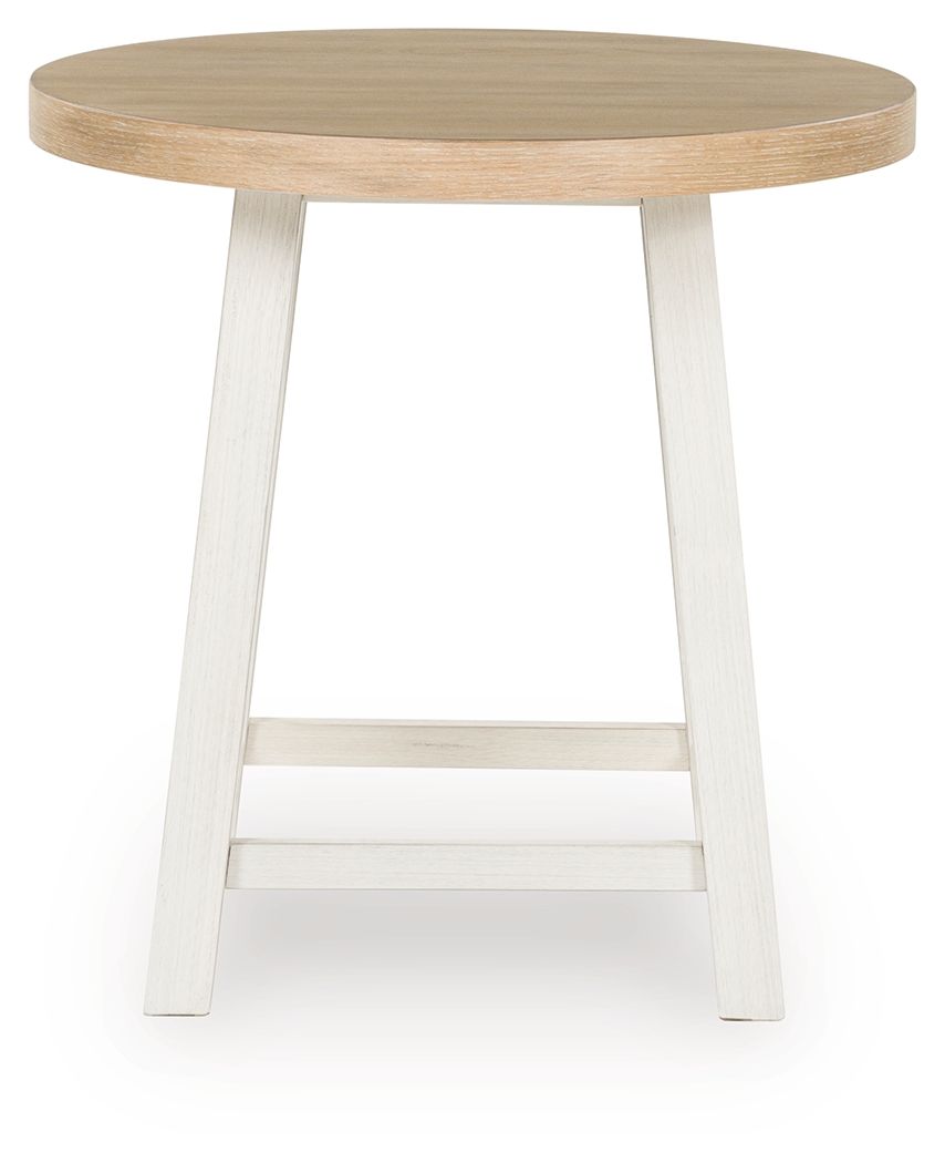 Fawndell - Antique White / Brown - Occasional Table Set (Set of 3) - Hornell Furniture Outlet