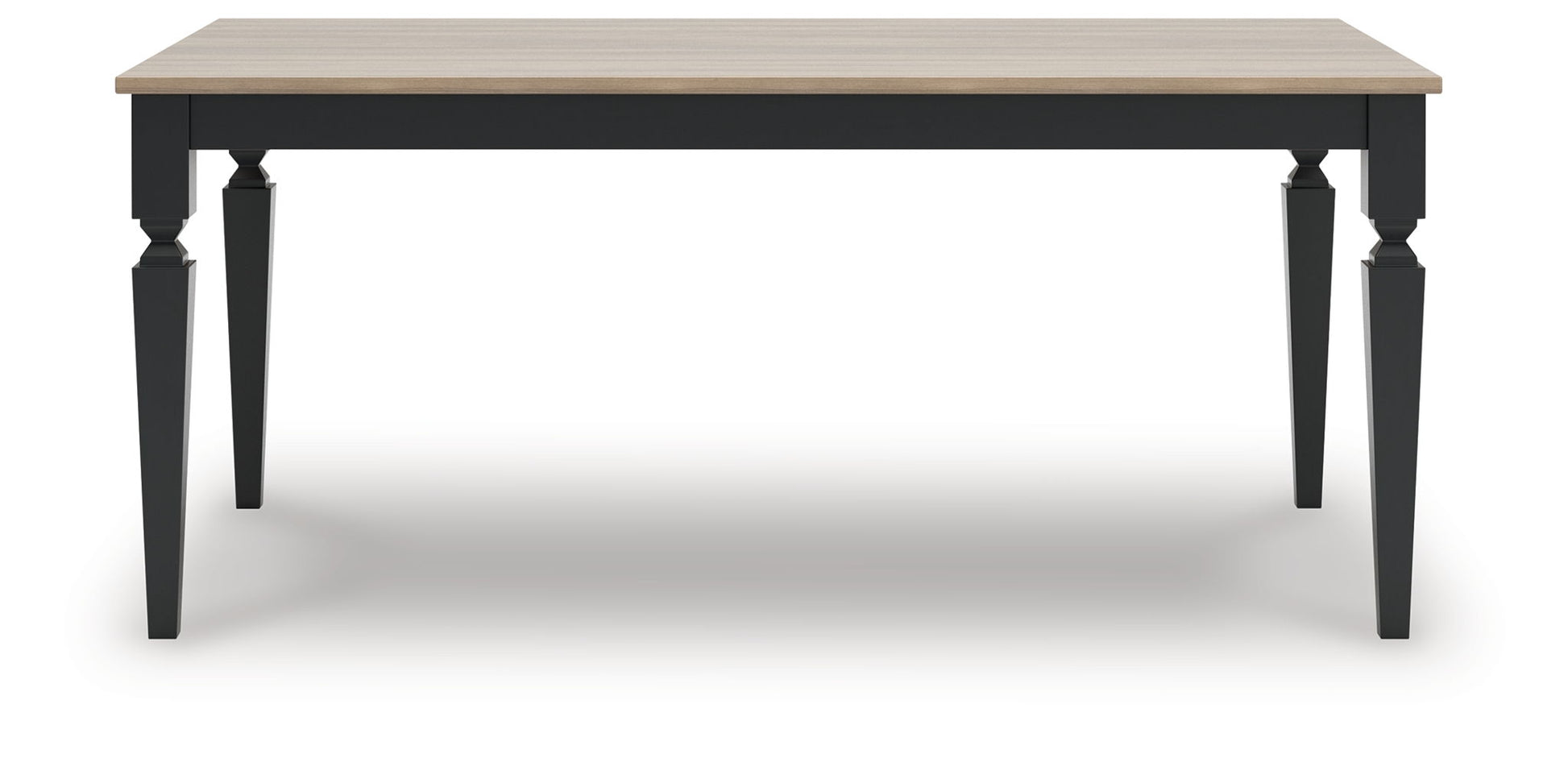 Brenkerton - Grayish Brown / Black - Rectangular Dining Room Table - Hornell Furniture Outlet