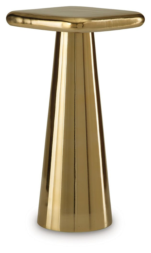 Dallenburg - Gold Finish - Accent Table - Hornell Furniture Outlet