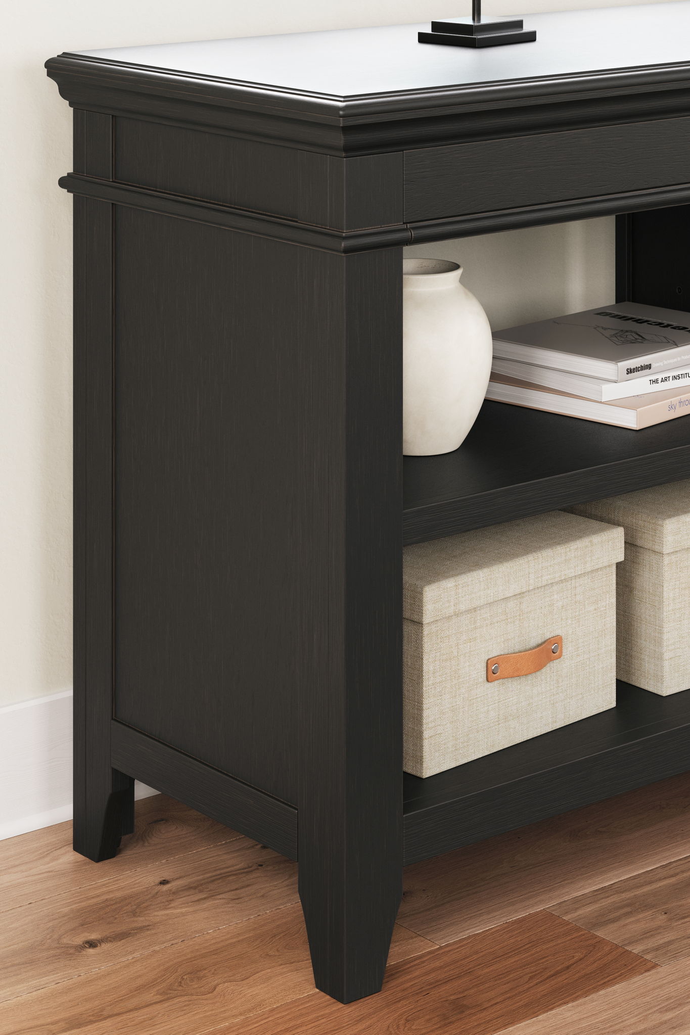 Beckincreek - Black - Credenza - Hornell Furniture Outlet