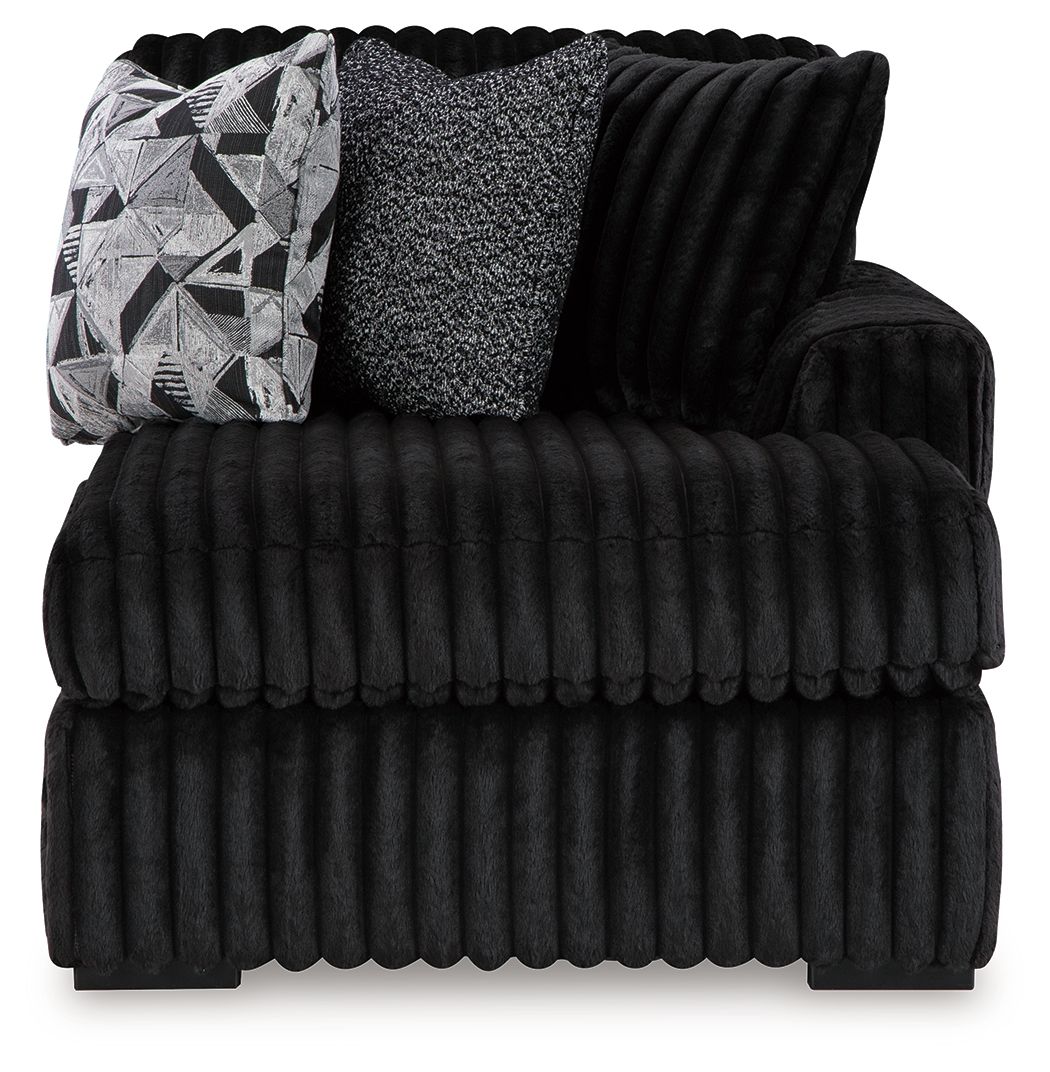 Midnight - Madness - Sectional - Hornell Furniture Outlet