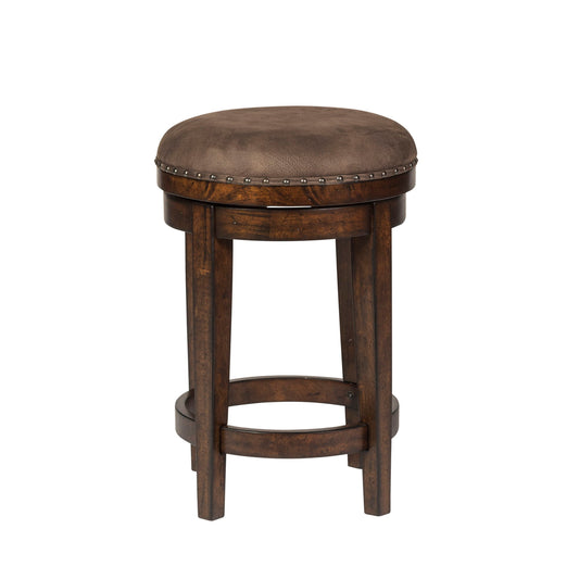 Aspen Skies - Console Swivel Stool - Hornell Furniture Outlet