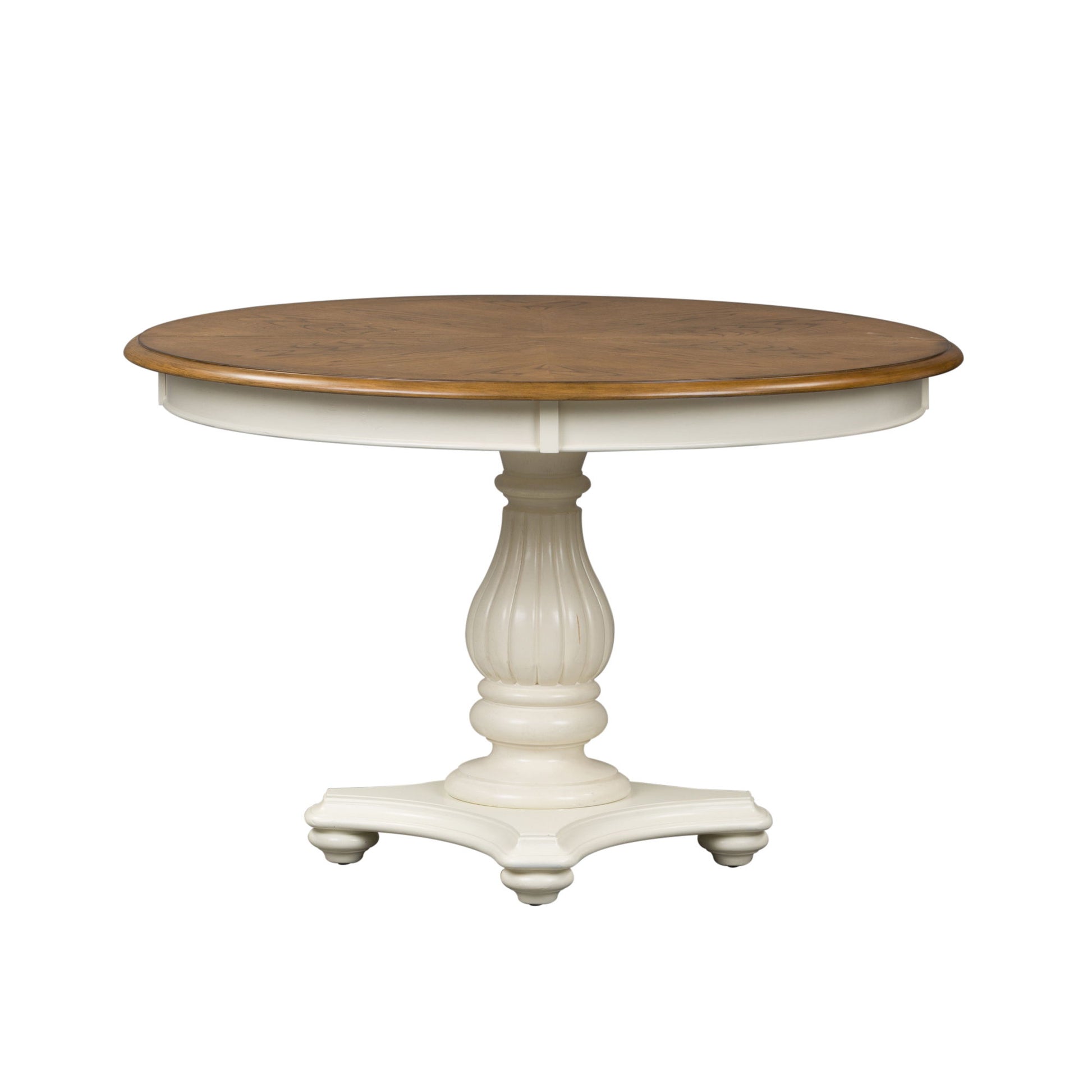 Cumberland Creek - Pedestal Table Set - White - Hornell Furniture Outlet