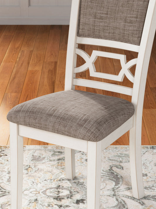 Erinberg - Antique White - Dining Room Table Set (Set of 6) - Hornell Furniture Outlet