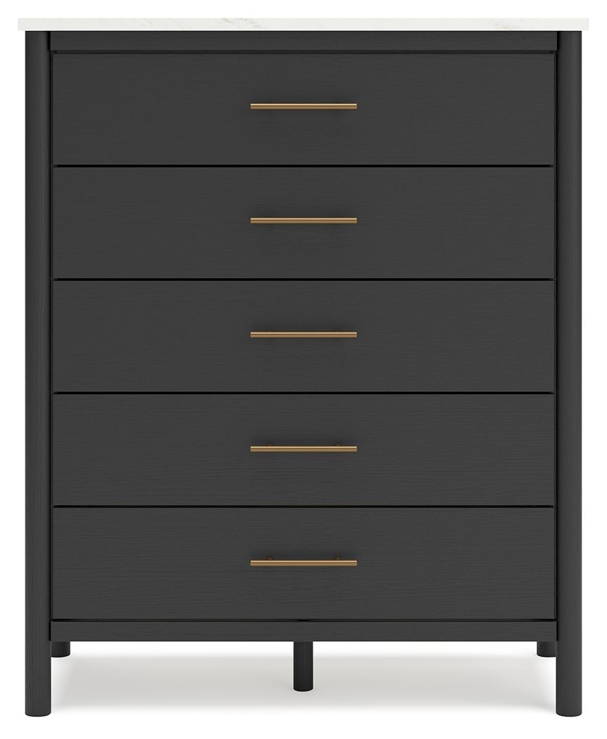 Cadmori - Five Drawer Wide Chest - Hornell Furniture Outlet