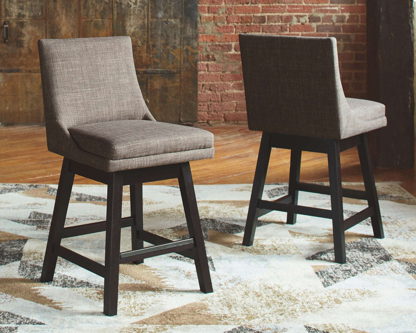 Tallenger - Swivel Barstool (Set of 2) - Hornell Furniture Outlet