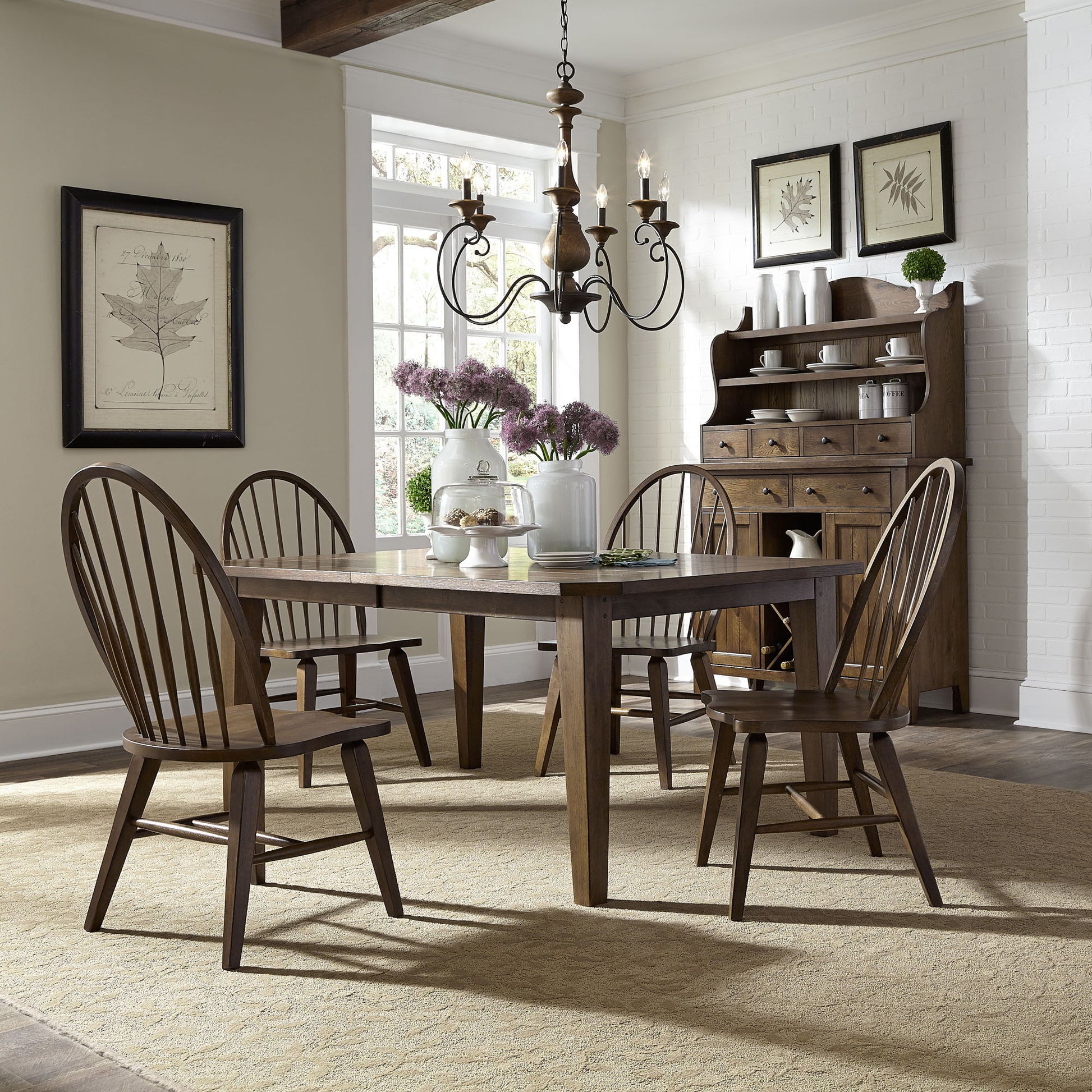 Hearthstone Ridge - Rectangular Table Set - Hornell Furniture Outlet