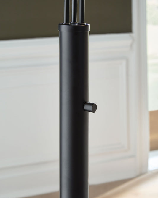 Gibbswellner - Metal Arc Lamp - Black - Hornell Furniture Outlet