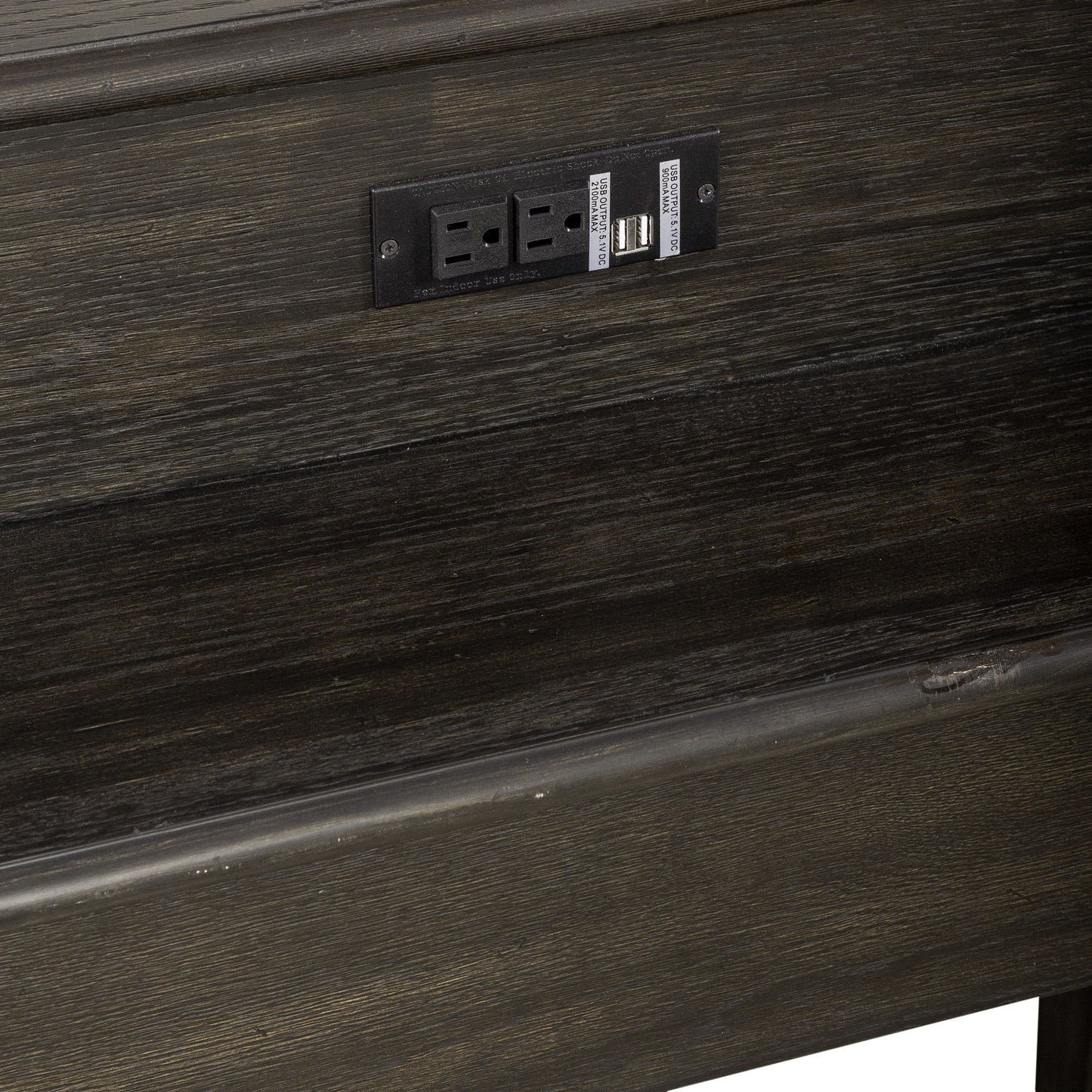 Mill Creek - Console Bar Table - Dark Brown - Hornell Furniture Outlet