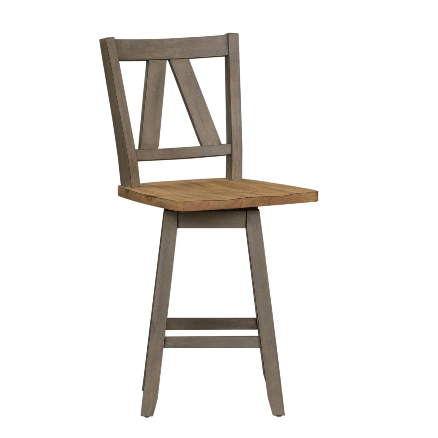 Lindsey Farm - Counter Height Swivel Chair (RTA) - Hornell Furniture Outlet