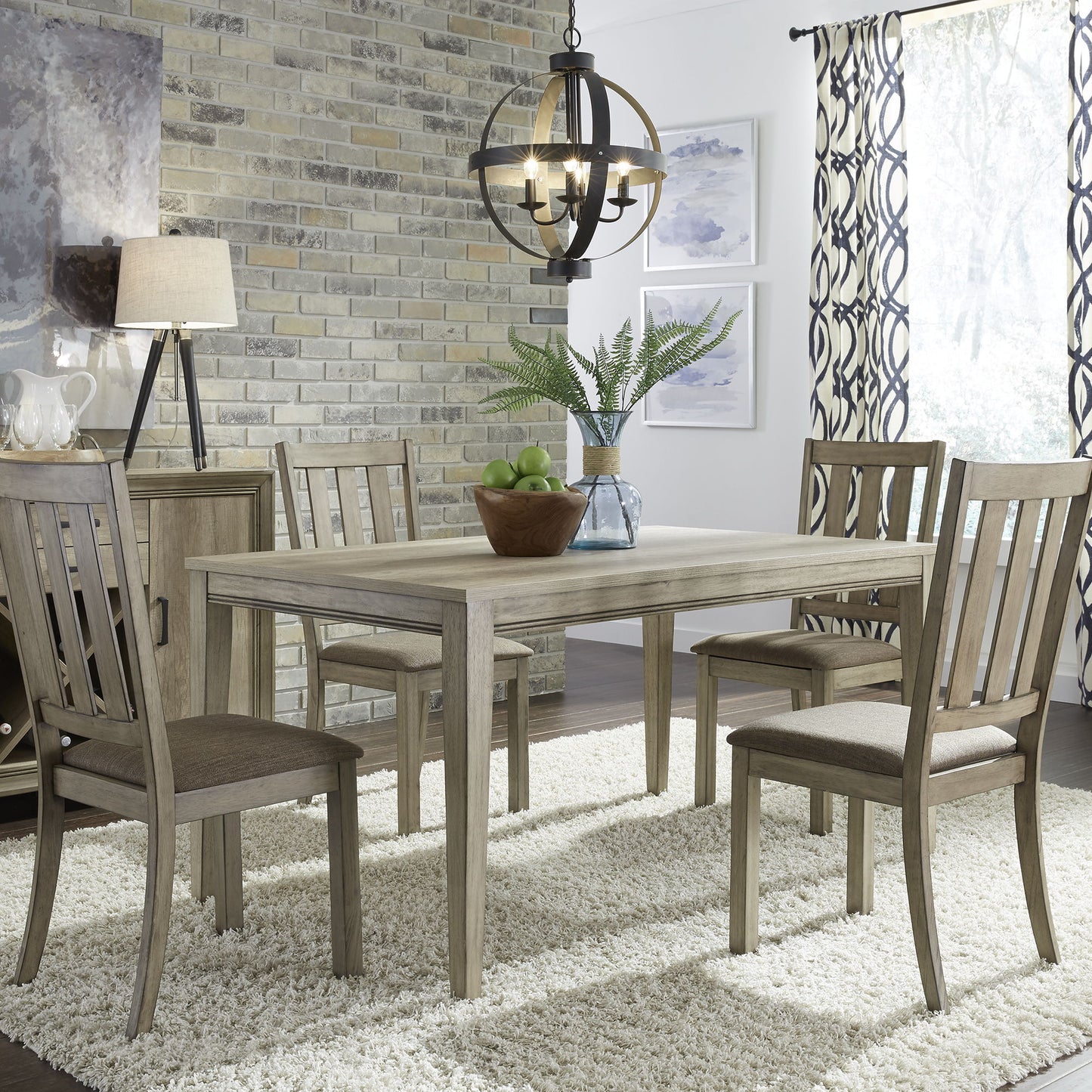 Sun Valley - Leg Table Set - Hornell Furniture Outlet