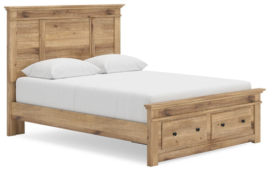 Makidern - Panel Storage Bed With Storage Footboard - Hornell Furniture Outlet