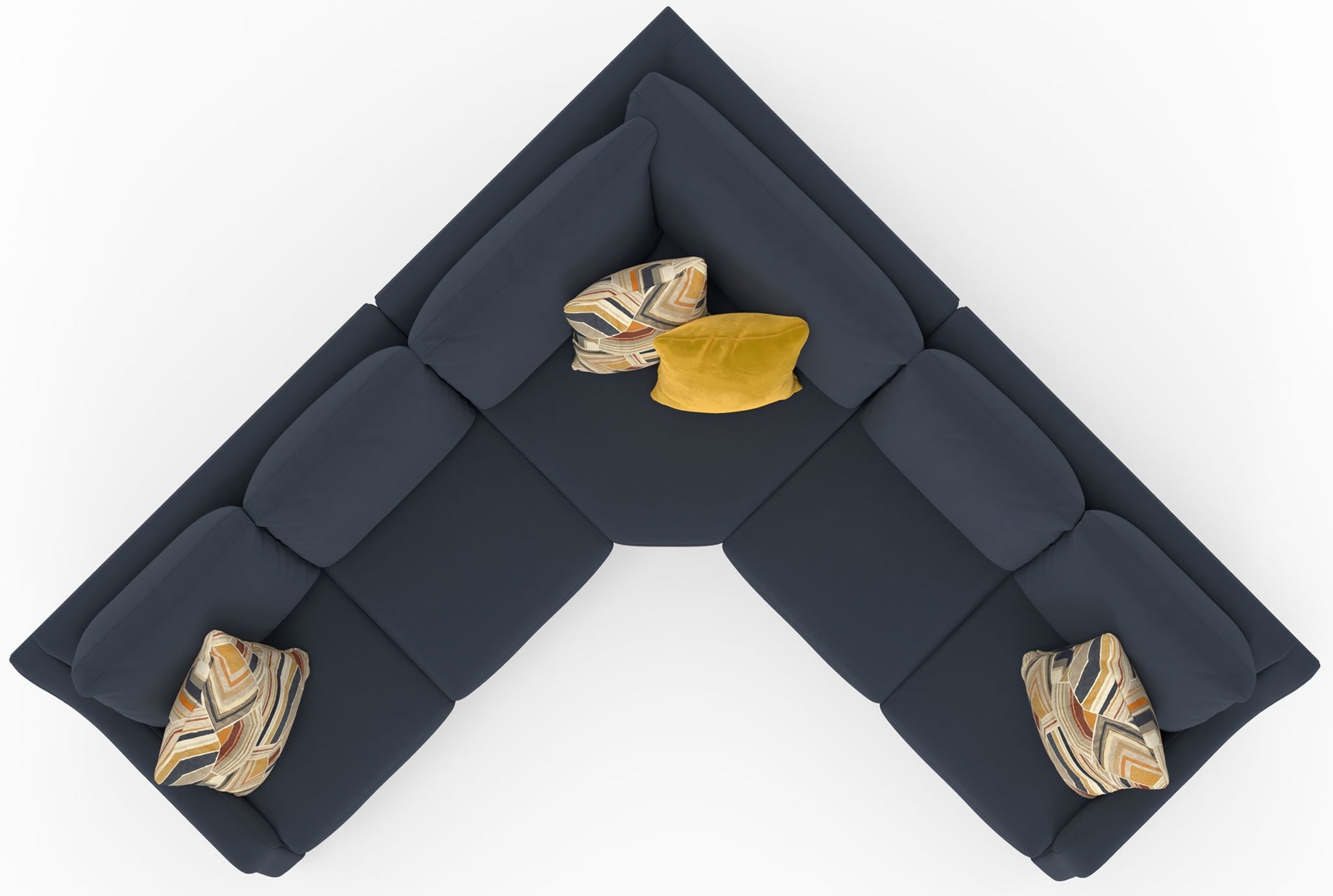 Foley - Sectional With Comfort Coil Seating And 4 Included Accent Pillows - Hornell Furniture Outlet