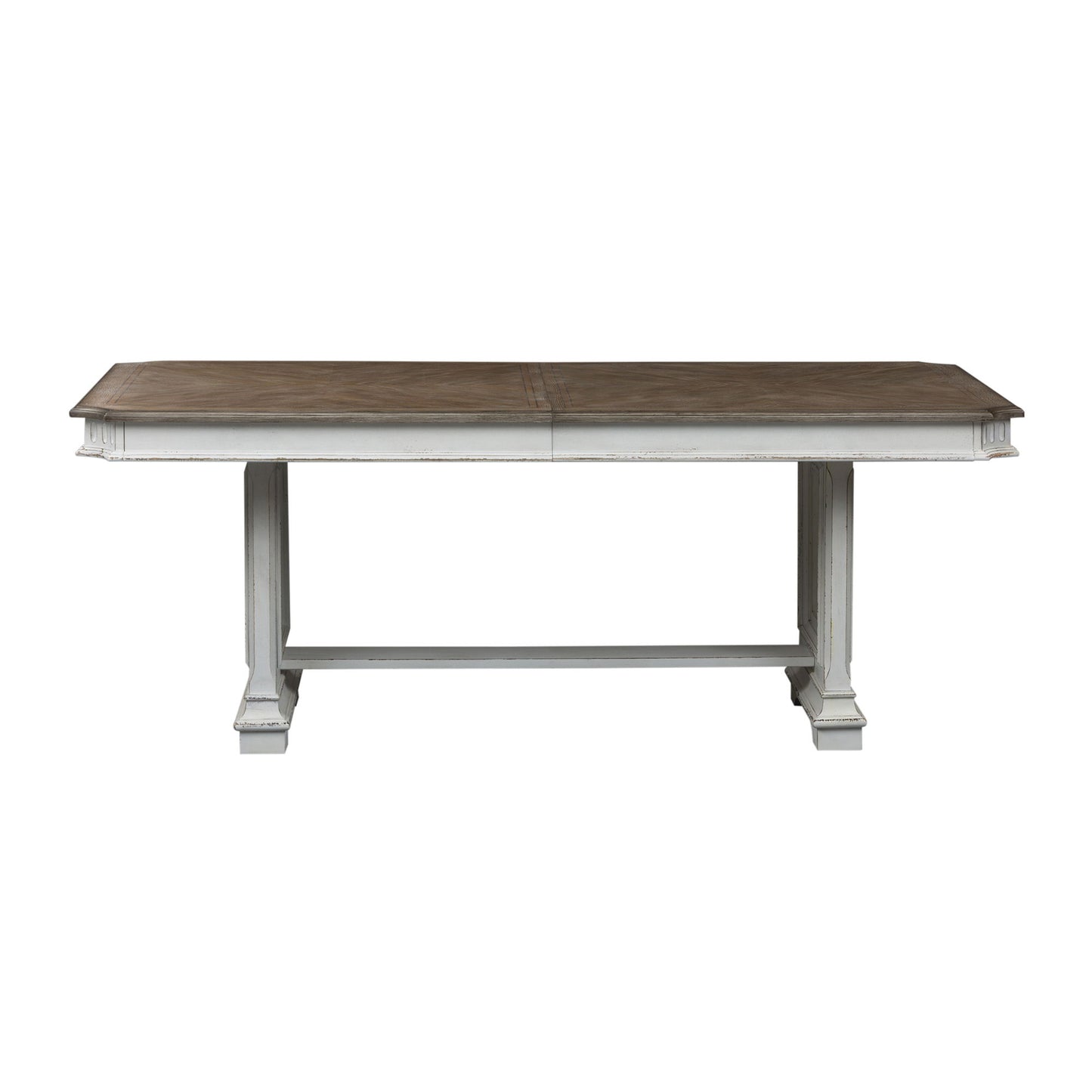 Abbey Park - Trestle Table - White - Hornell Furniture Outlet