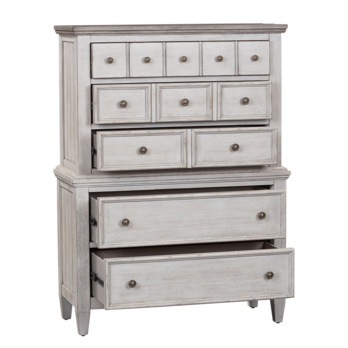Heartland - 5 Drawer Chest - White - Hornell Furniture Outlet