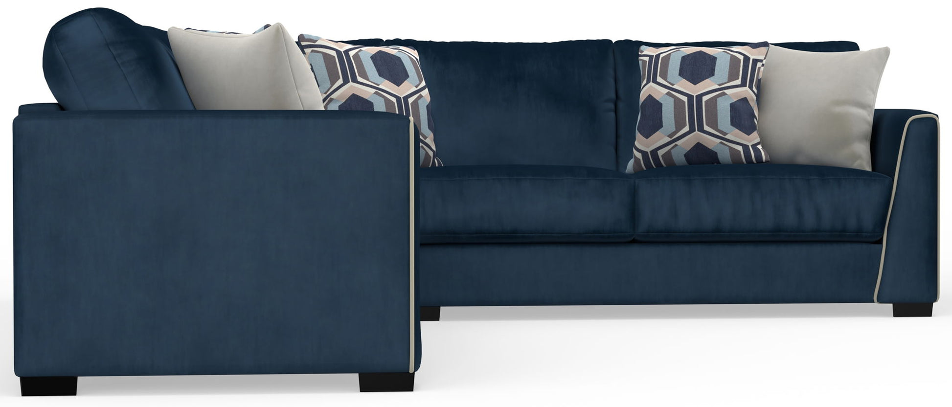 Jetson - Sectional With Comfort Coil Seat Cushions And Included Accent Pillows - Hornell Furniture Outlet