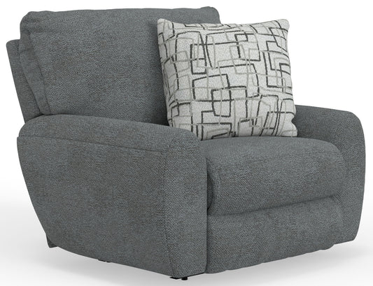 Maxwell - Power Deep Seat Lay Flat Recliner - Hornell Furniture Outlet