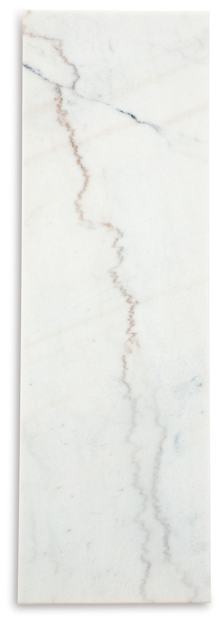 Burkhaus - White / Dark Brown - Sofa Table - Hornell Furniture Outlet