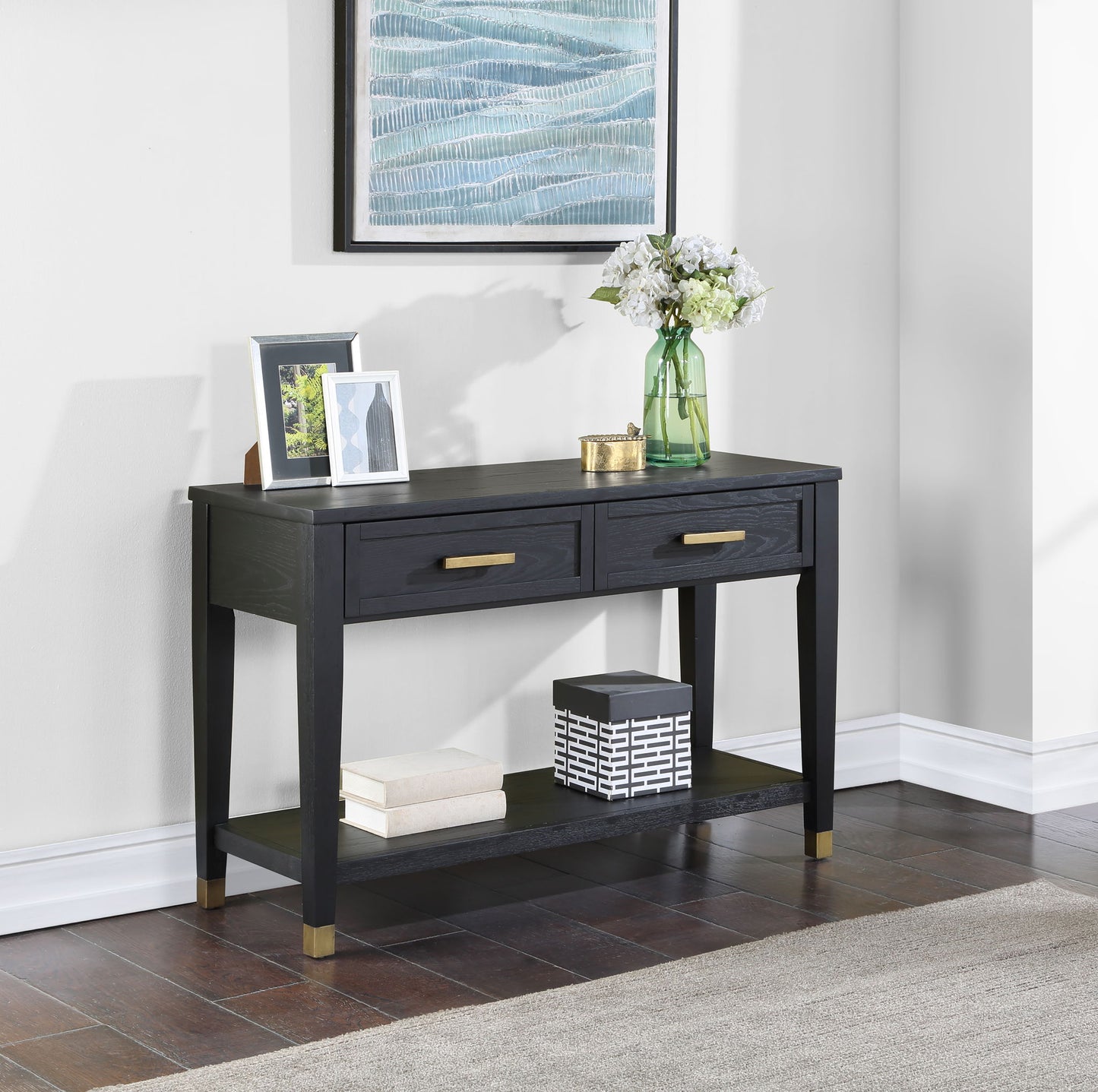 Yves - Sofa Table - Black - Hornell Furniture Outlet
