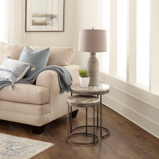 Eclipse - Nesting Tables - Light Brown - Hornell Furniture Outlet
