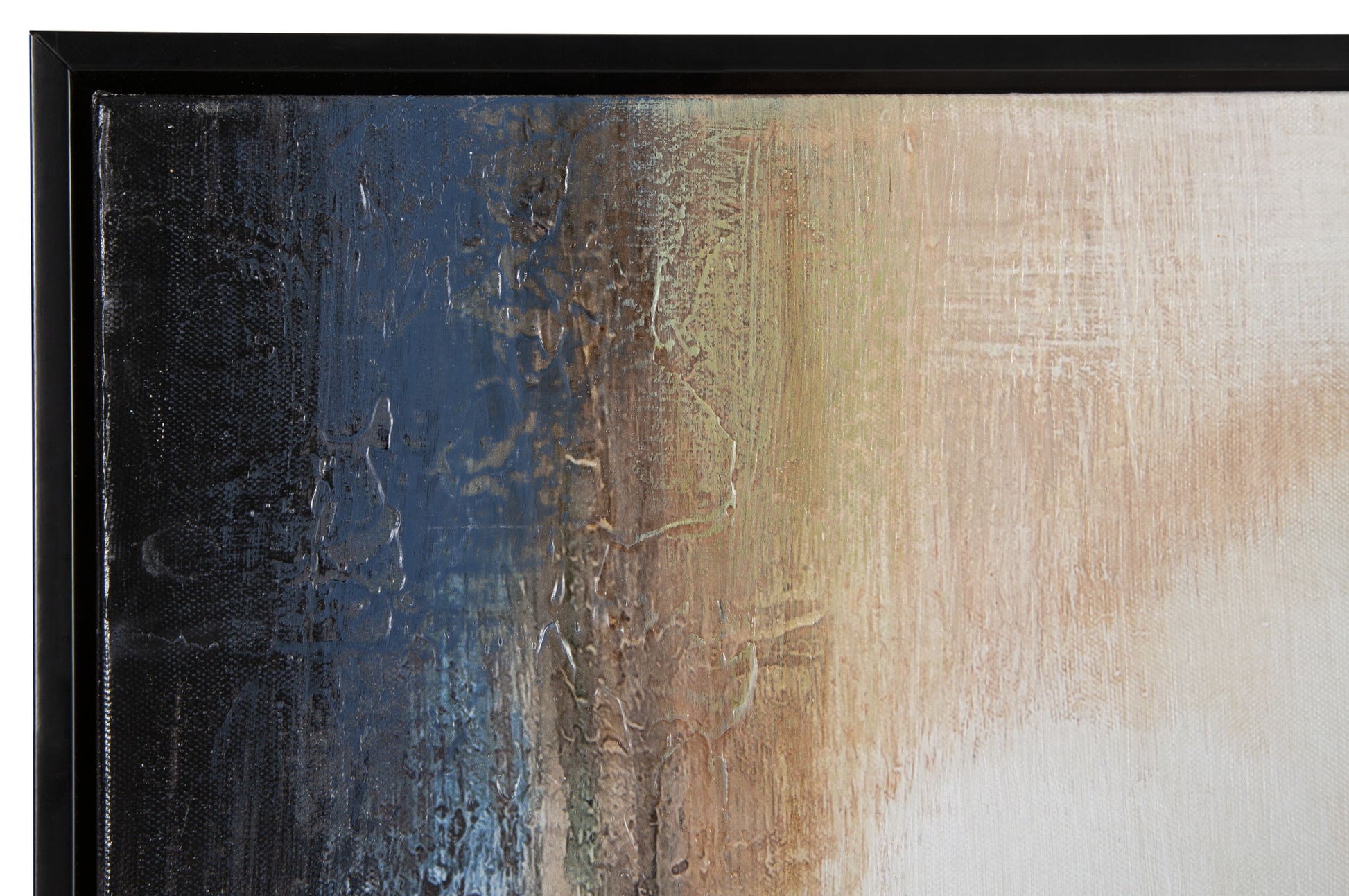 Pigeonford - White / Teal / Gold - Wall Art - Hornell Furniture Outlet