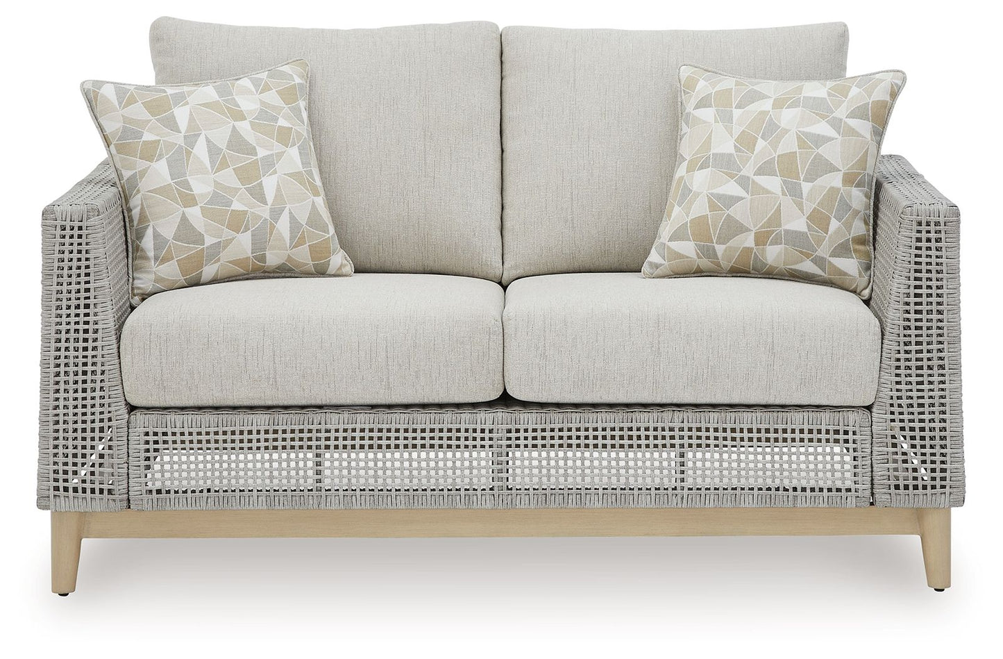 Seton Creek - Gray - Loveseat With Cushion - Hornell Furniture Outlet