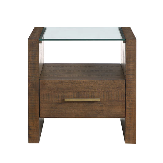 Garland - Glass Top Table - Hornell Furniture Outlet