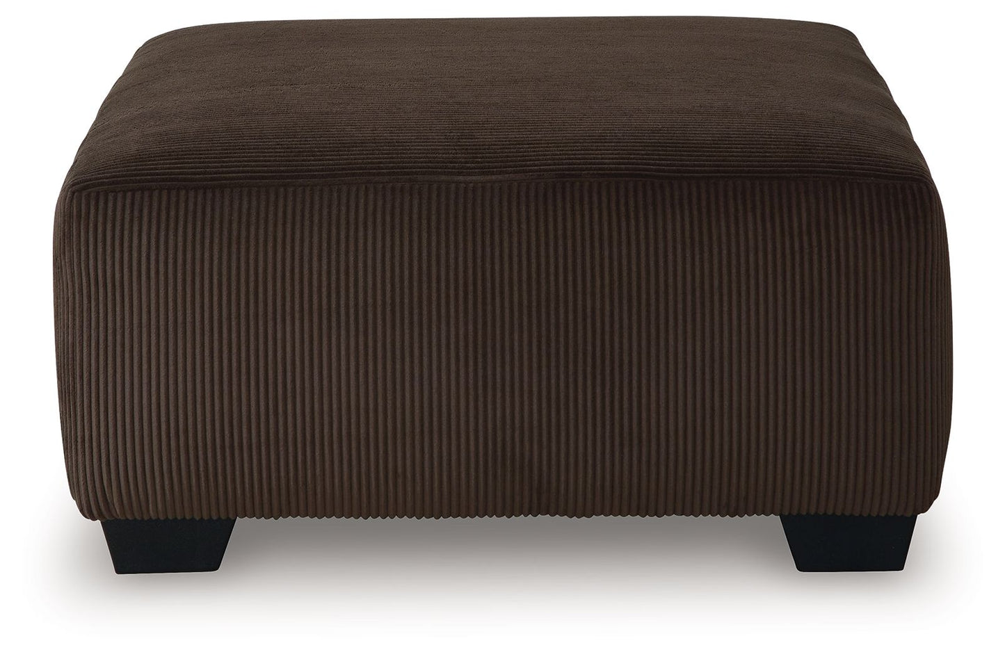 Kimlee - Chocolate - Oversized Accent Ottoman - Hornell Furniture Outlet