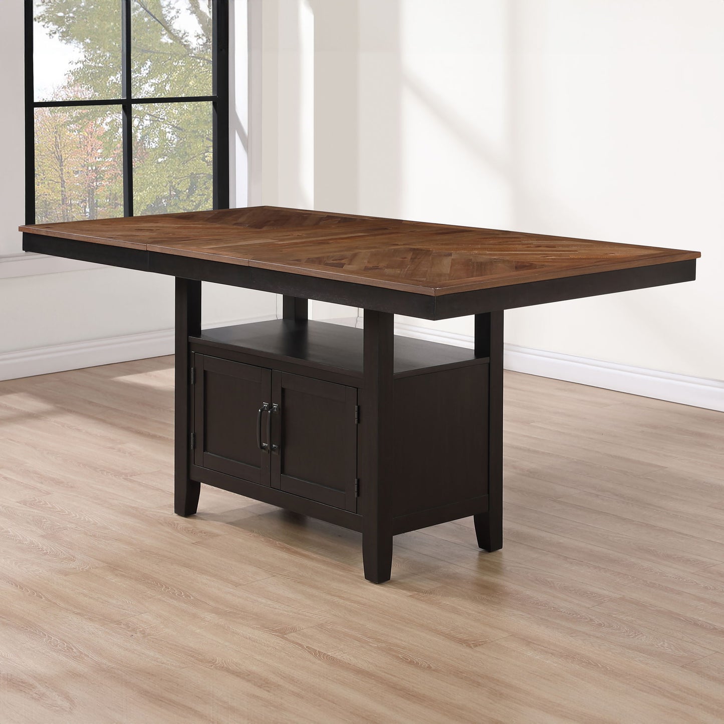 Bermuda - Storage Counter Table - Black - Hornell Furniture Outlet