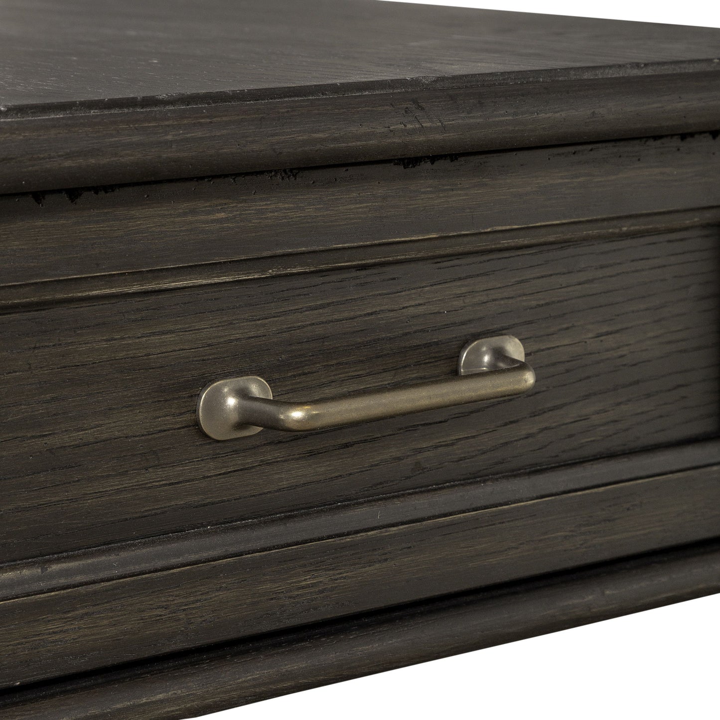 Mill Creek - Drawer End Table - Dark Brown - Hornell Furniture Outlet