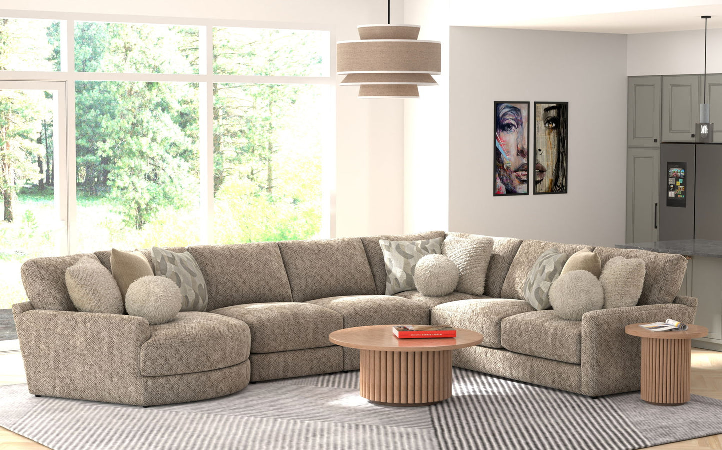 Turner - Sectional - Hornell Furniture Outlet