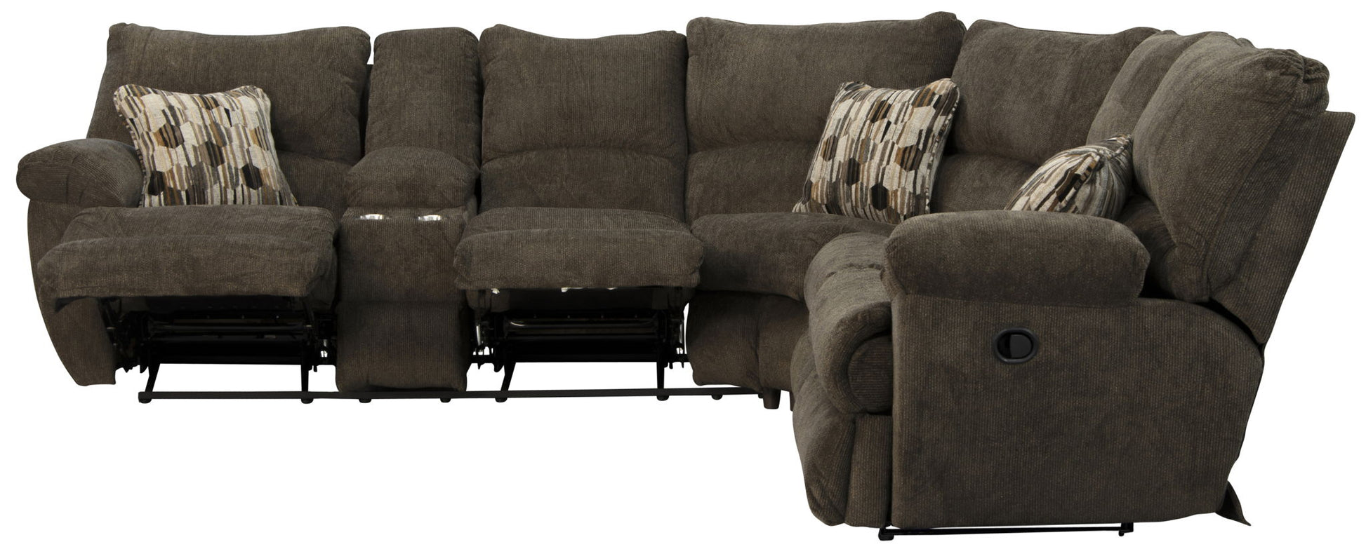 Elliott - Reclining Sectional - Hornell Furniture Outlet