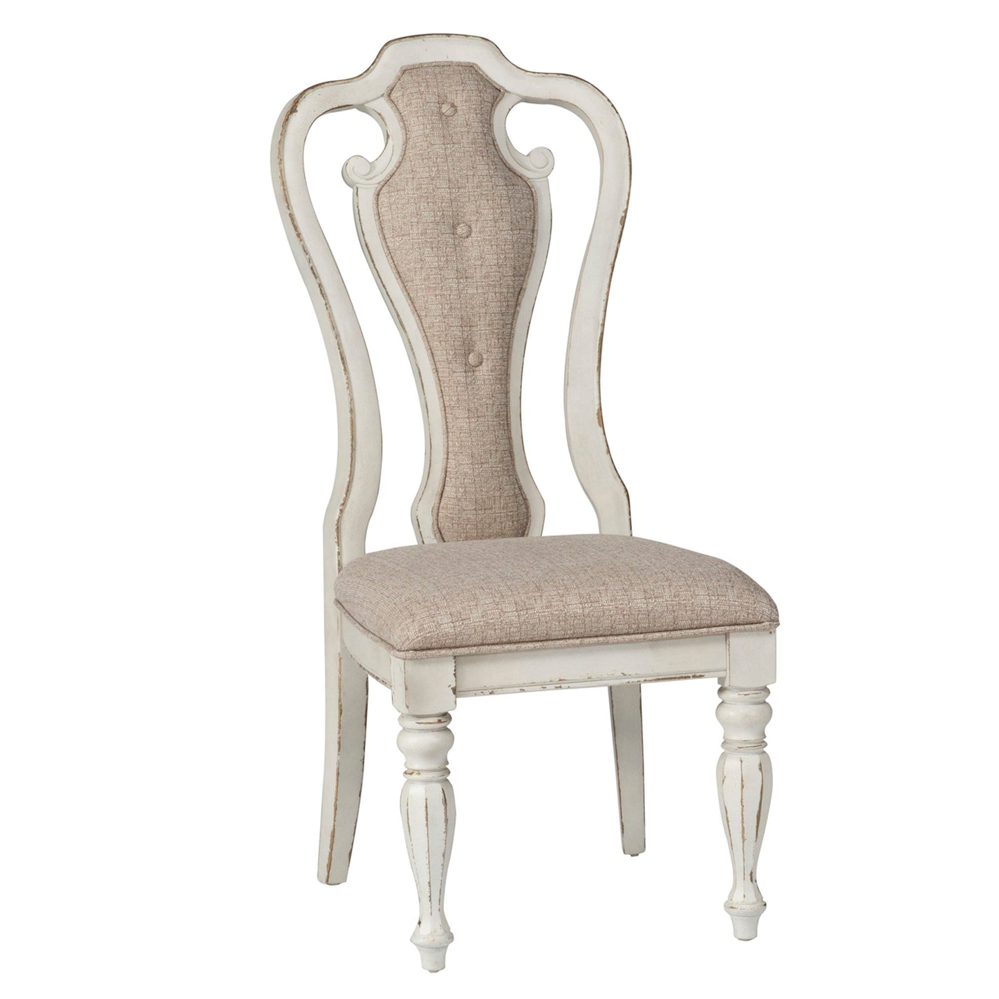 Magnolia Manor - Pedestal Table Set With Upholstered Chairs - Hornell Furniture Outlet