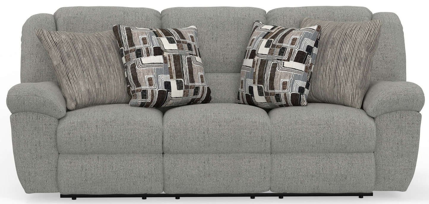 Trifecta - Sofa With 3 Recliners and Drop Down Table - Hornell Furniture Outlet