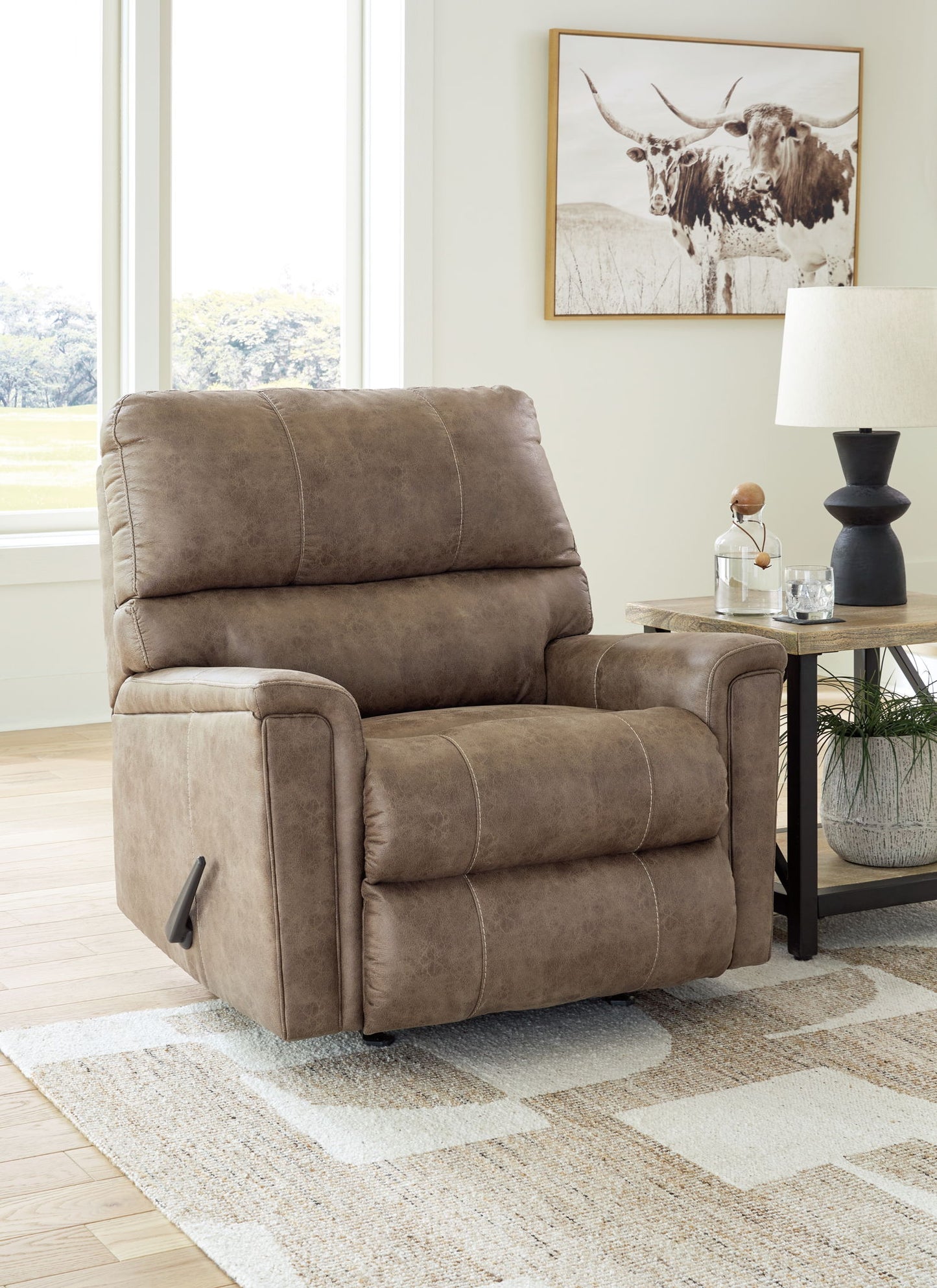 Navi - Fossil - Rocker Recliner - Hornell Furniture Outlet
