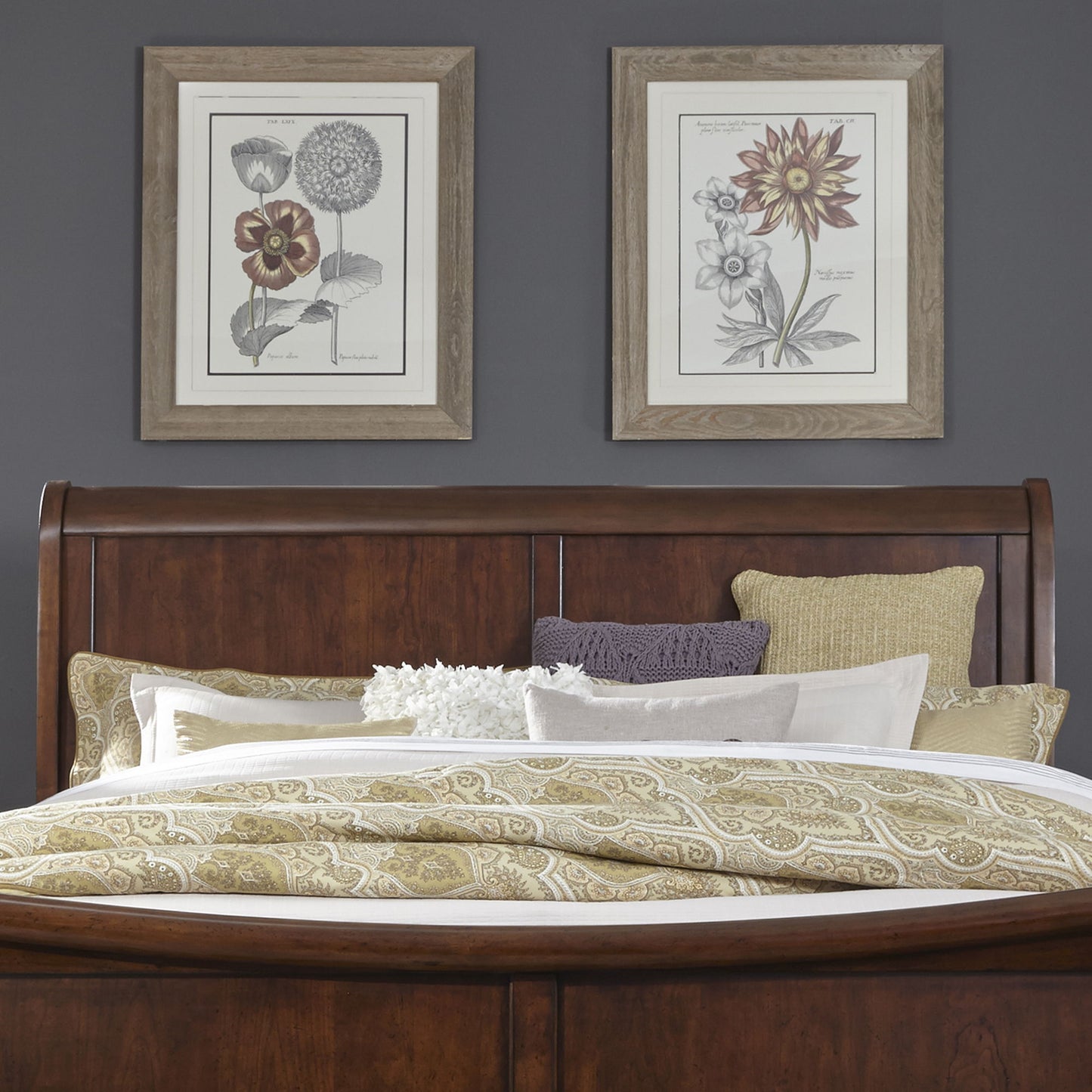 Rustic Traditions - Sleigh Headboard - Hornell Furniture Outlet