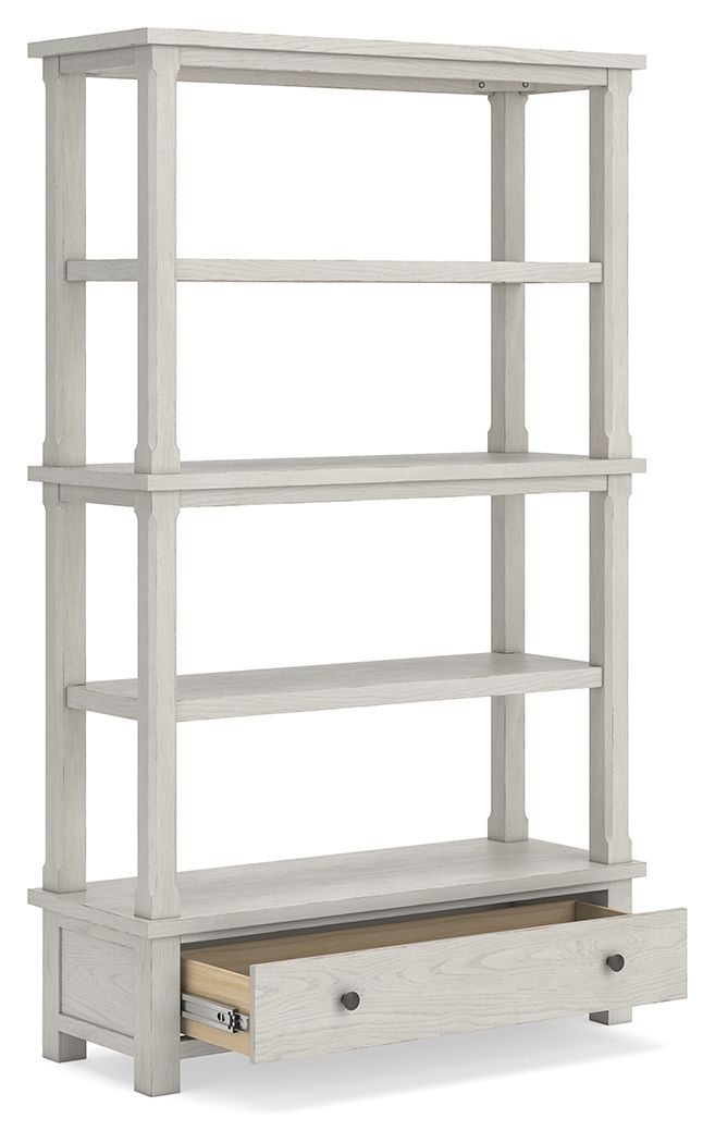 Robbinsdale - Antique White - Bookcase - Hornell Furniture Outlet