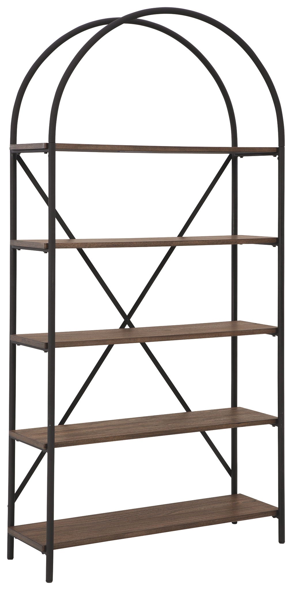 Galtbury - Brown / Black - Bookcase - Hornell Furniture Outlet