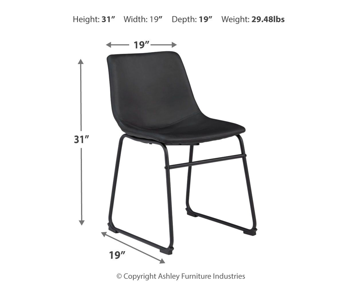 Centiar - Upholstered Side Chair - Hornell Furniture Outlet
