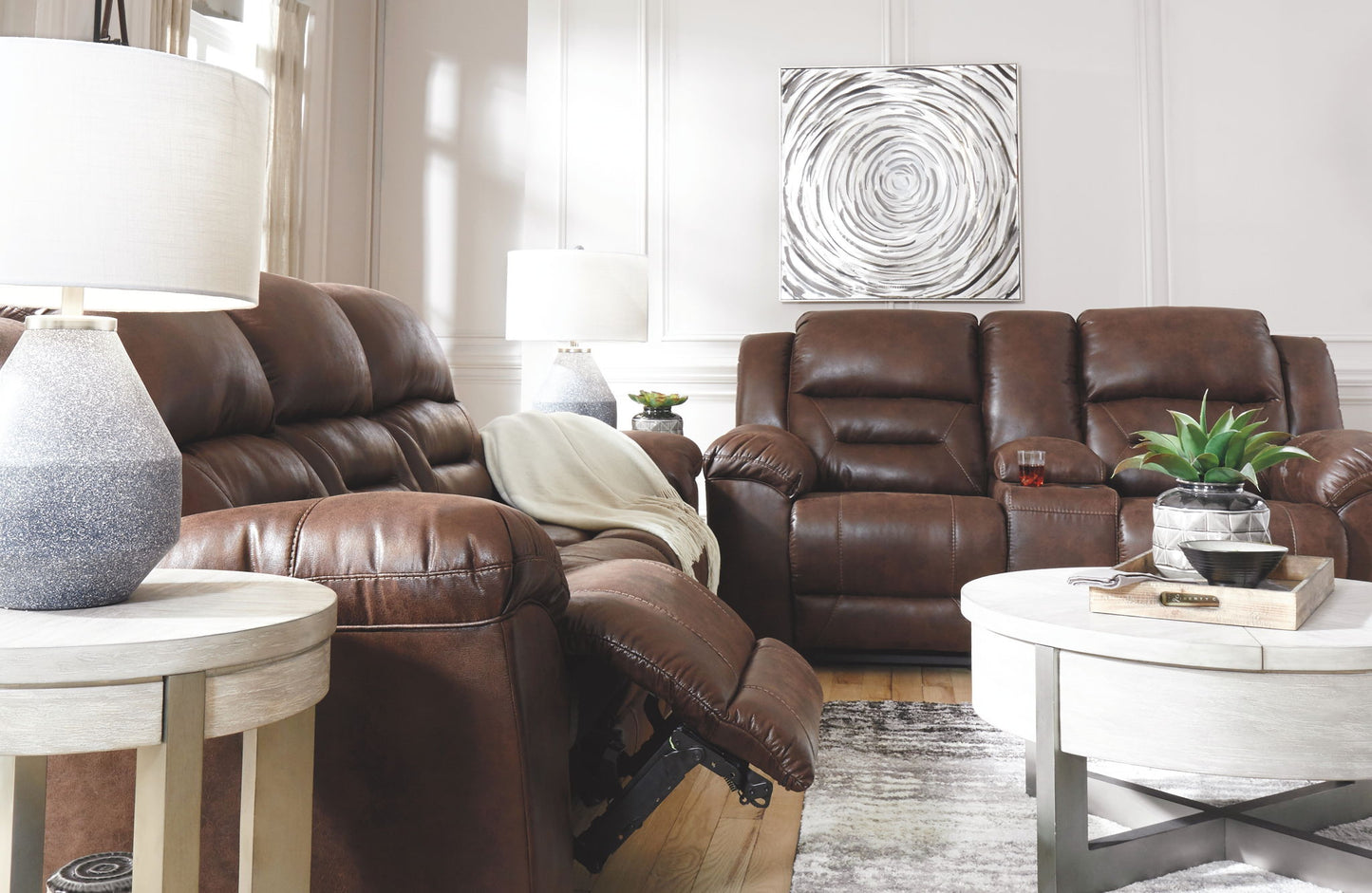 Stoneland - Power Reclining Living Room Set - Hornell Furniture Outlet