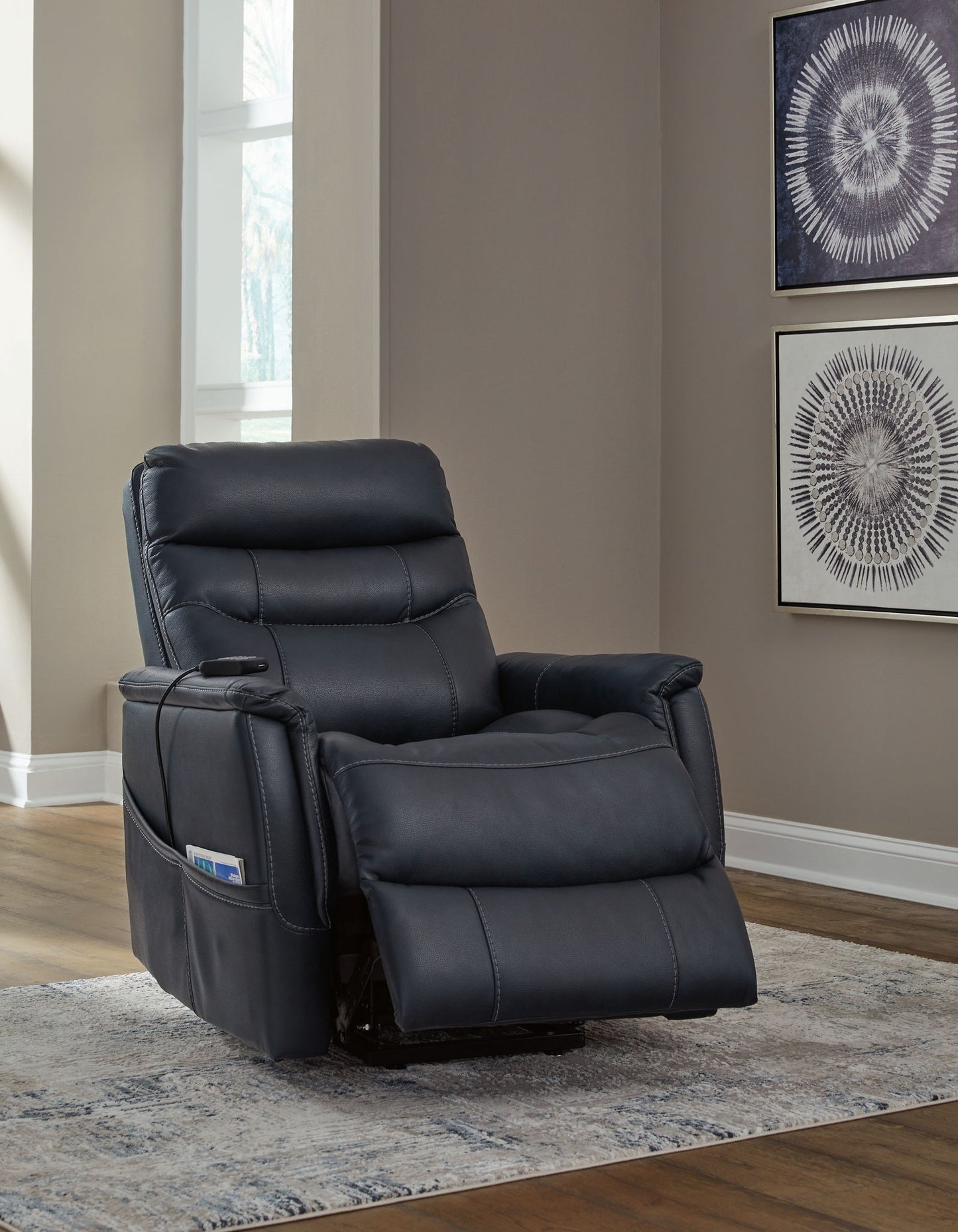 Strawbill - Power Lift Recliner - Hornell Furniture Outlet