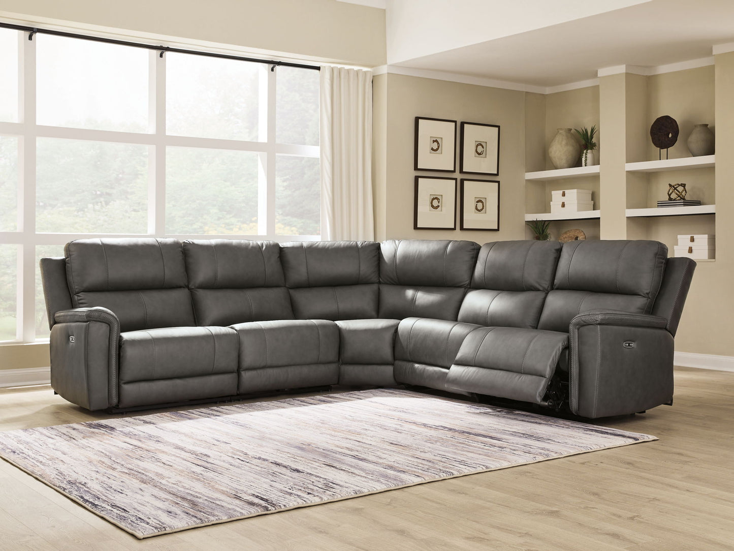 Bleckley - Reclining Sectional - Hornell Furniture Outlet