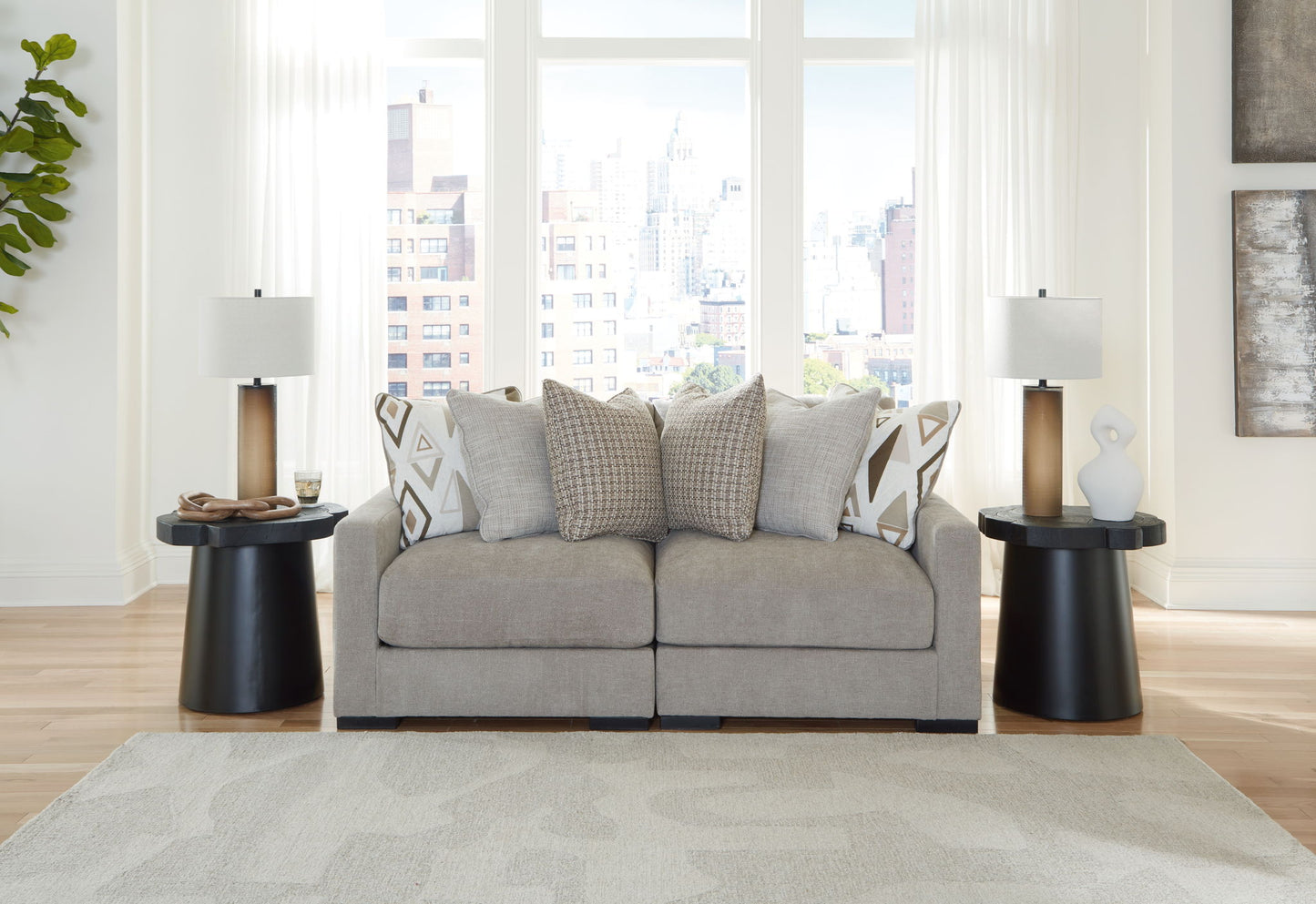 Aslan Court - Sectional - Hornell Furniture Outlet