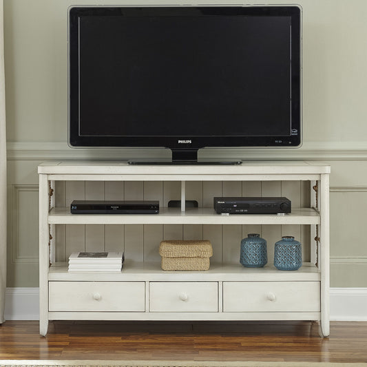 Dockside - TV Console - White - Hornell Furniture Outlet