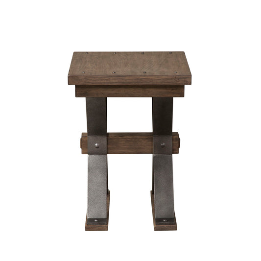 Sonoma Road - Chair Side Table - Light Brown - Hornell Furniture Outlet
