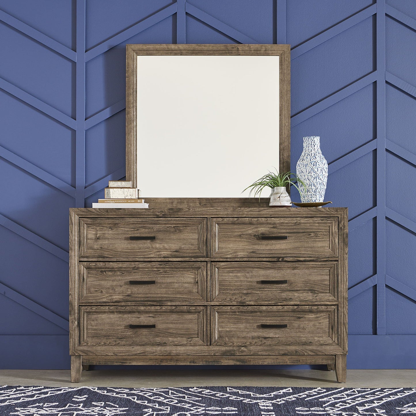 Ridgecrest - Panel Bed, Dresser & Mirror - Hornell Furniture Outlet