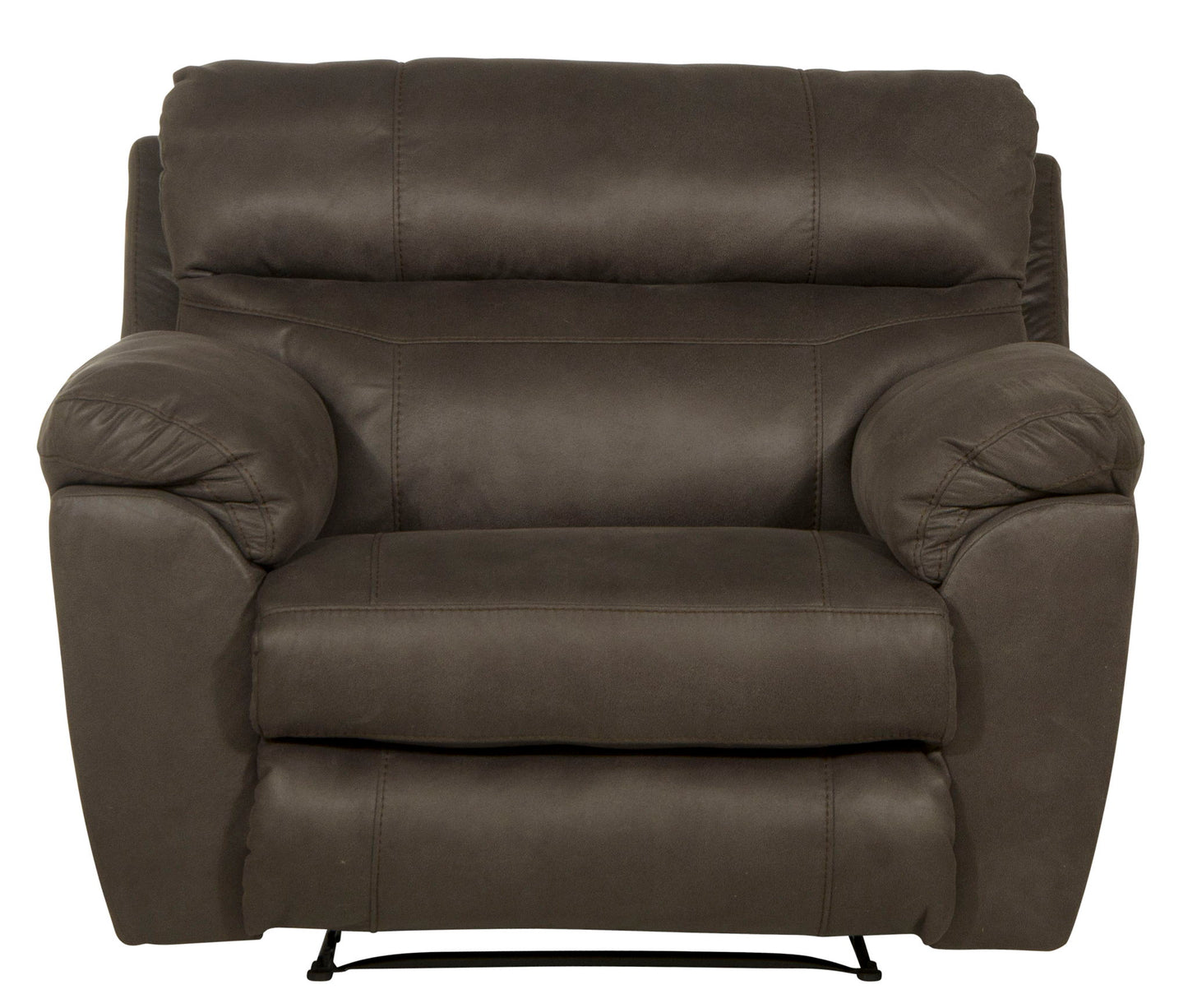 Atlas - Recliner - Charcoal - Hornell Furniture Outlet