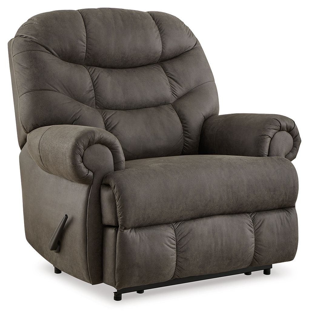 Camera Time - Gunmetal - Zero Wall Recliner - Hornell Furniture Outlet